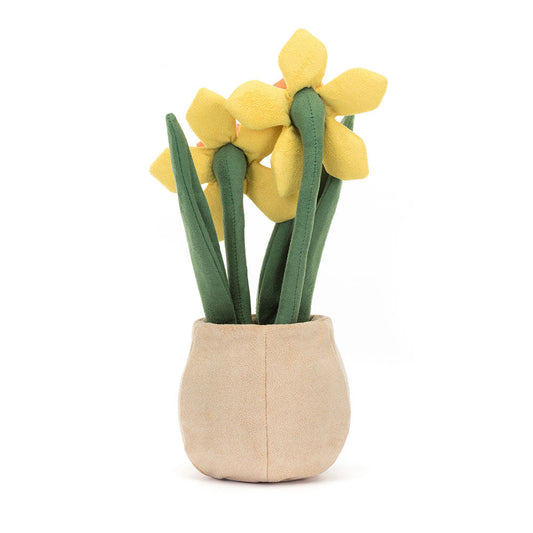 Amuseables Daffodil Pot - Soft Novelty Toy | Wobblepaws