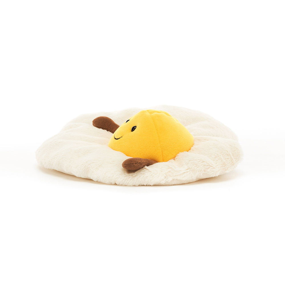 Amuseables Fried Egg - Soft Novelty Toy | Wobblepaws