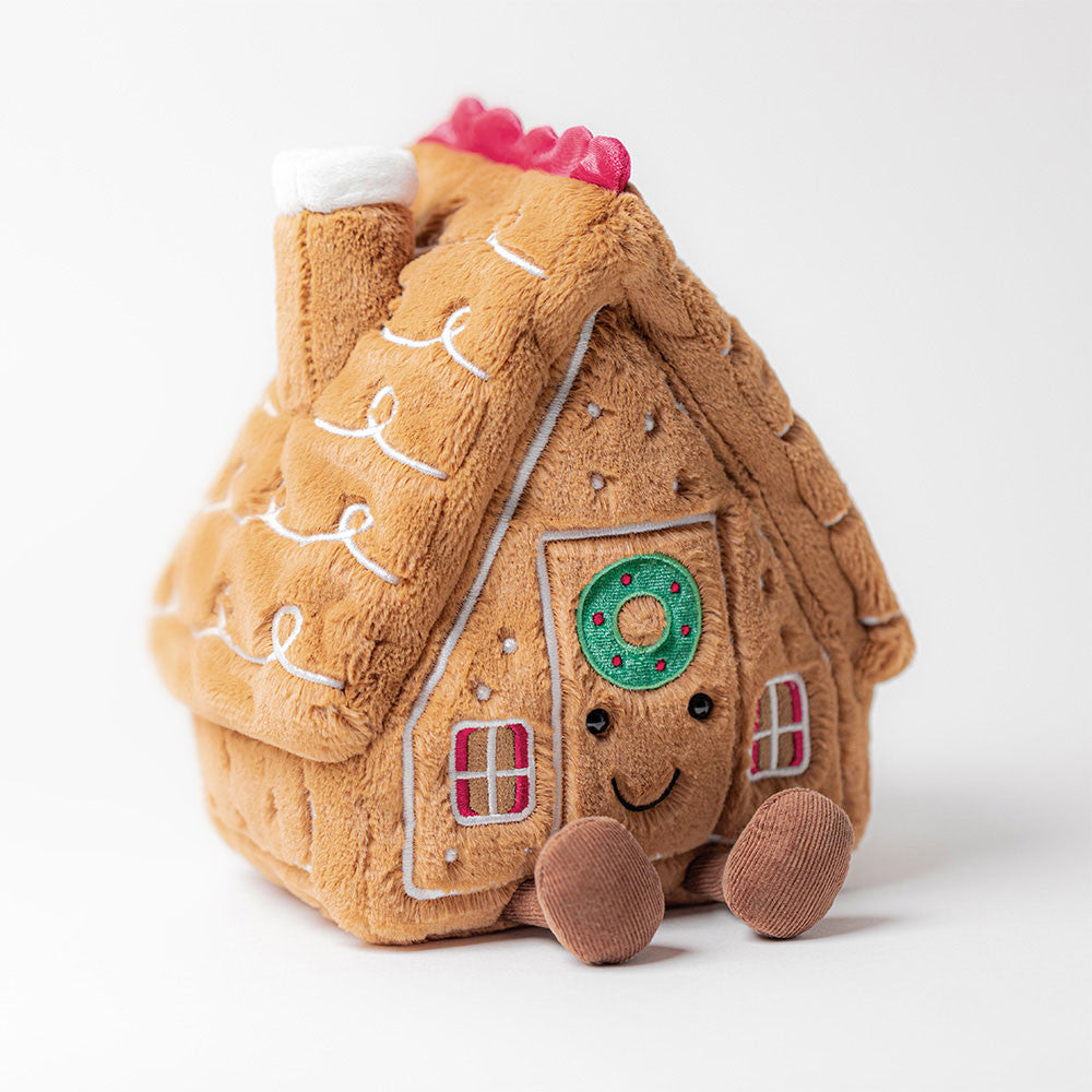 Amuseables Gingerbread House - Soft Festive Toy | Wobblepaws