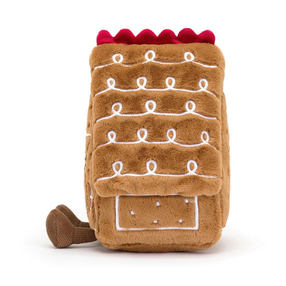 Amuseables Gingerbread House - Soft Festive Toy | Wobblepaws