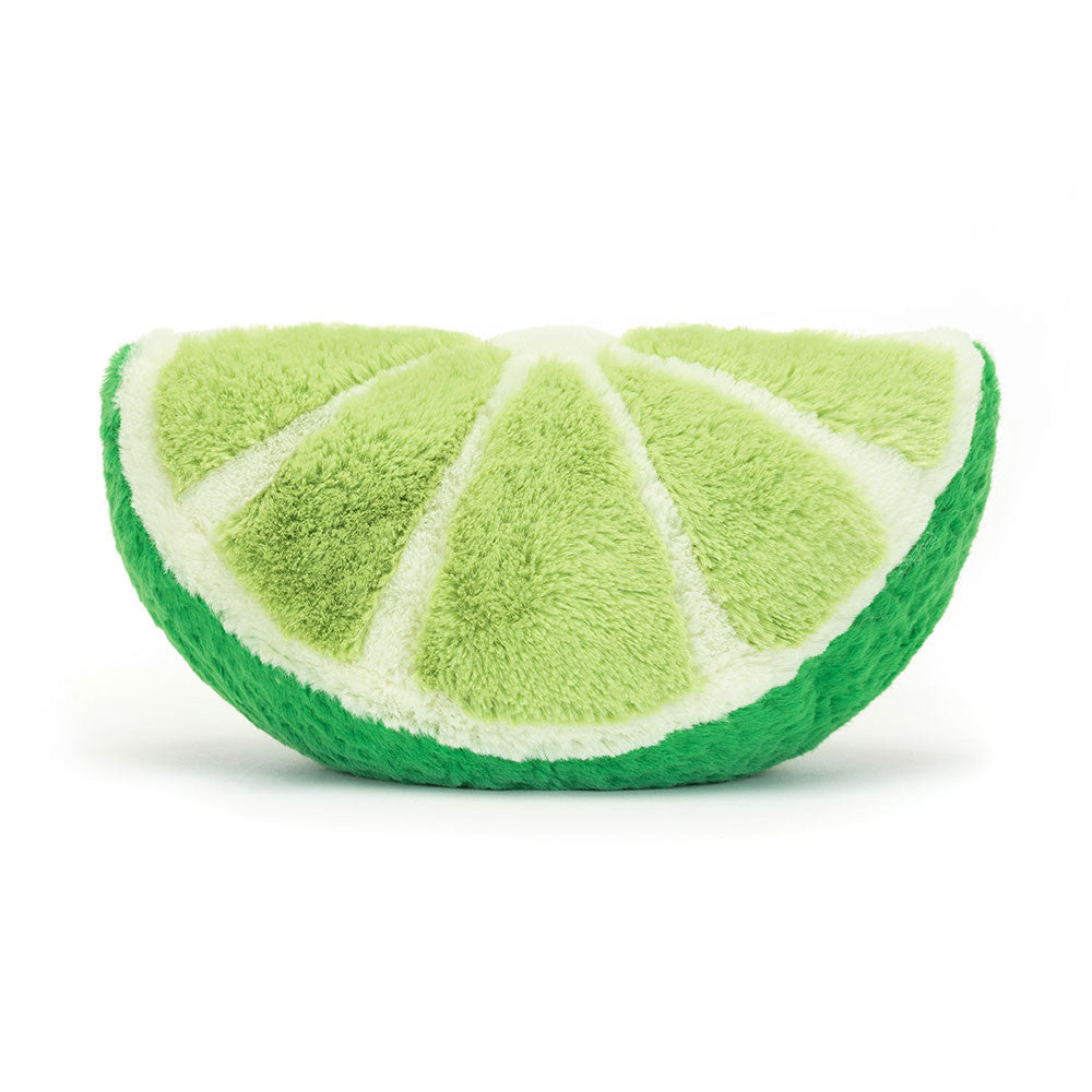 Amuseables Slice Of Lime - Soft Novelty Toy | Wobblepaws