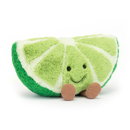 Amuseables Slice Of Lime - Soft Novelty Toy | Wobblepaws