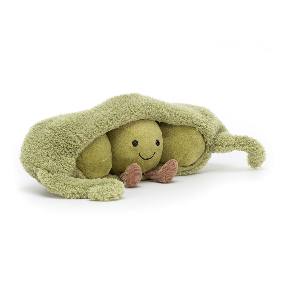 Amuseables Pea In A Pod - Soft Novelty Toy | Wobblepaws