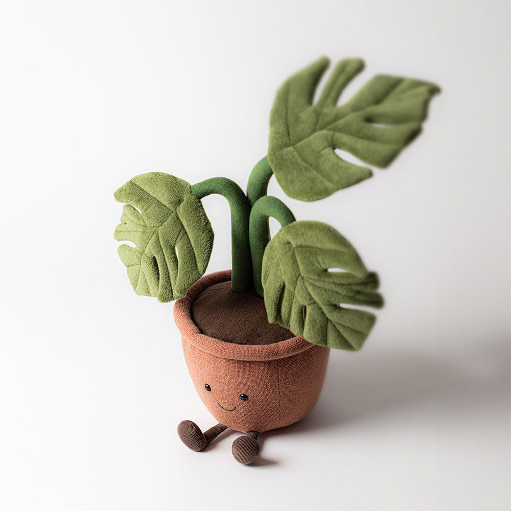 Amuseables Monstera Plant - Soft Novelty Toy | Wobblepaws
