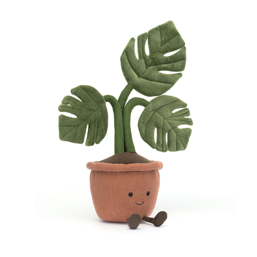 Amuseables Monstera Plant - Soft Novelty Toy | Wobblepaws