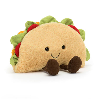Amuseables Taco - Soft Novelty Toy | Wobblepaws