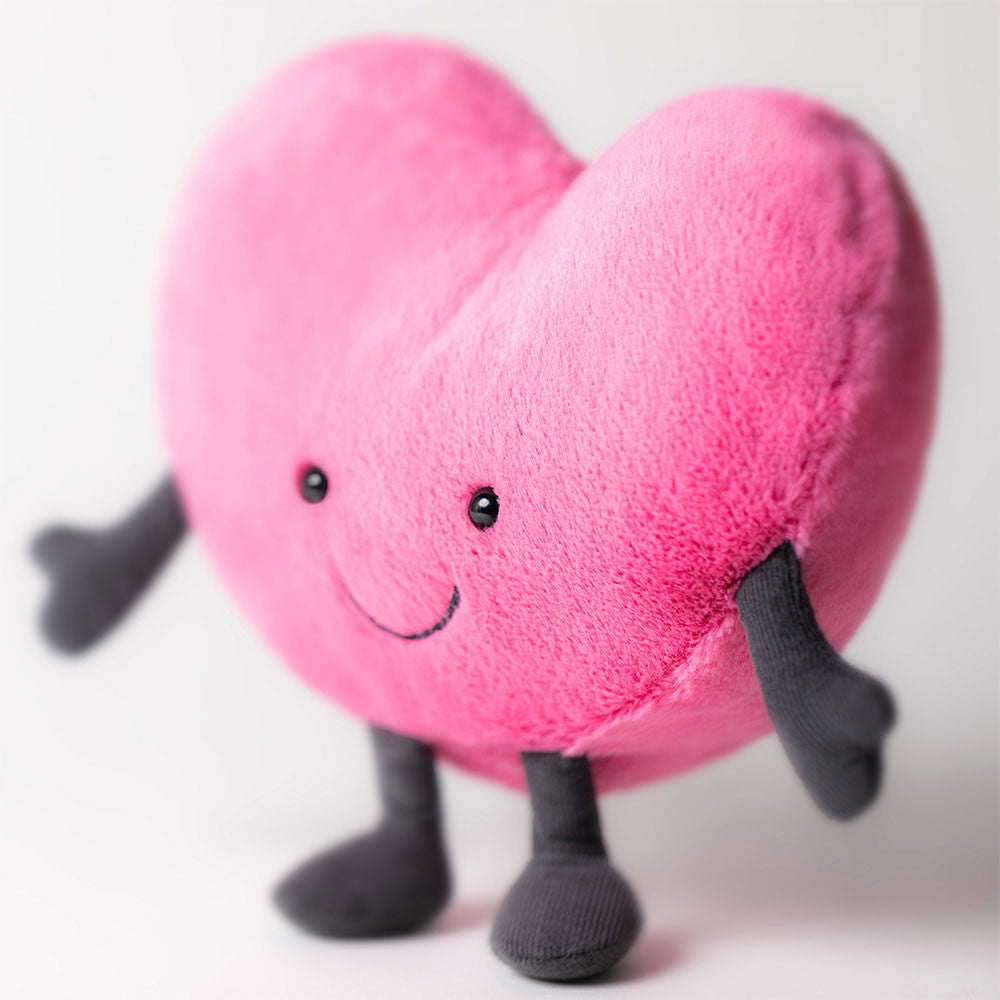 Amuseables Pink Heart - Soft Novelty Toy | Wobblepaws