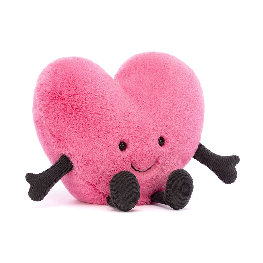 Amuseables Pink Heart - Soft Novelty Toy | Wobblepaws