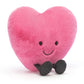 Amuseables Hot Pink Heart - Soft Novelty Toy | Wobblepaws