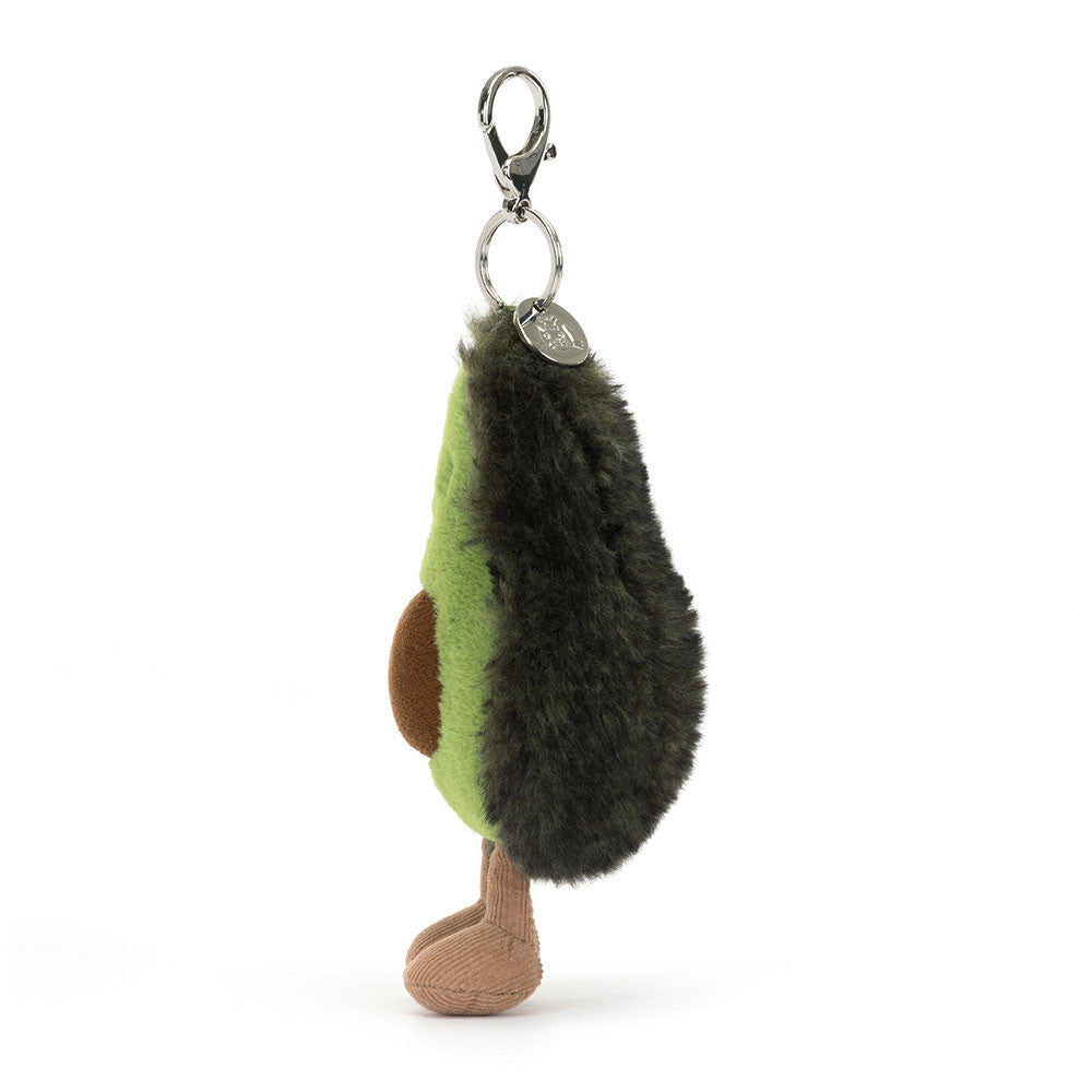 Amuseables Avocado Bag Charm - Soft Plush Keychain | Wobblepaws
