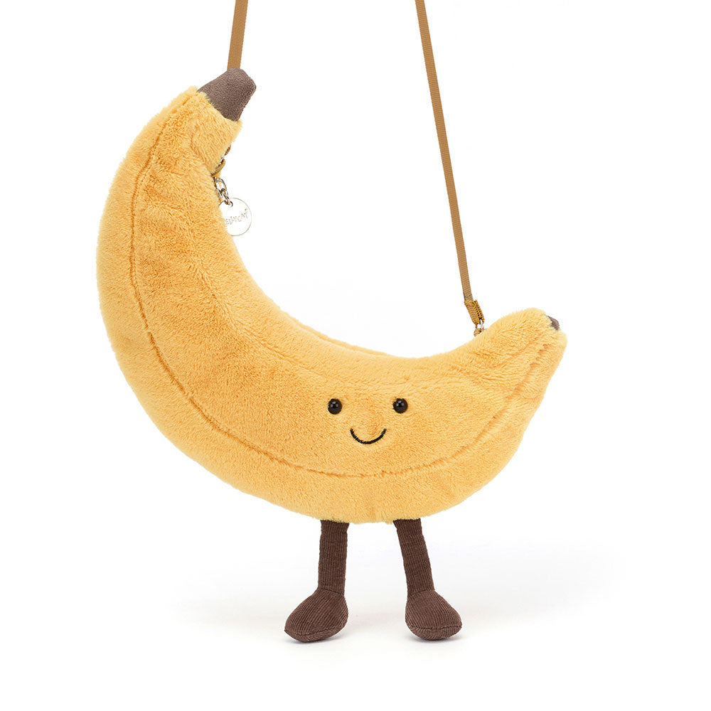 Amuseables Banana Bag - Soft Plush Novelty Bag | Wobblepaws