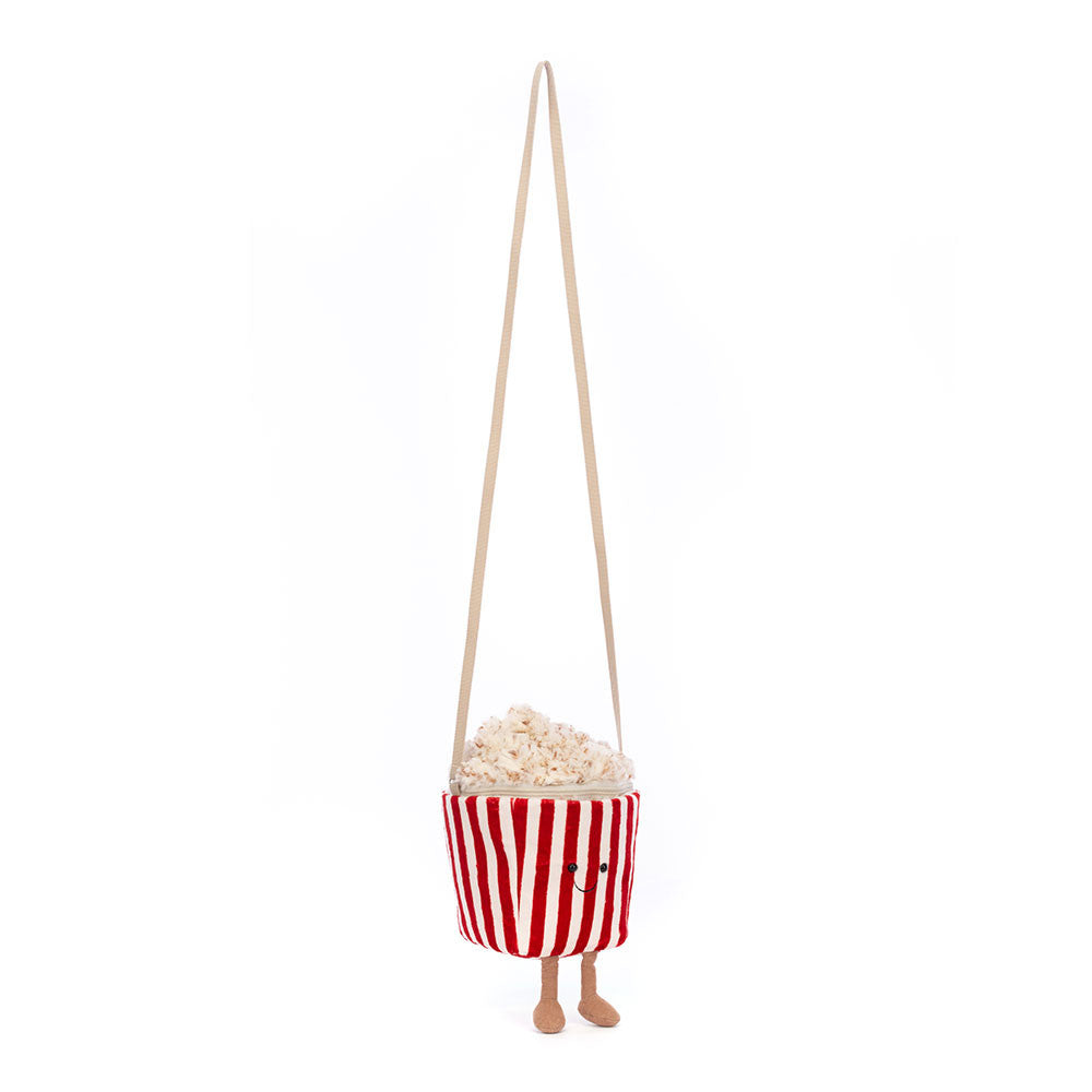 Amuseables Popcorn Bag - Soft Plush Novelty Bag | Wobblepaws