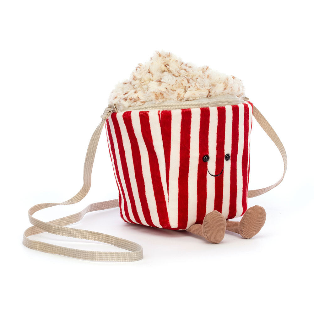 Amuseables Popcorn Bag - Soft Plush Novelty Bag | Wobblepaws