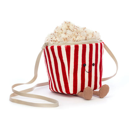 Amuseables Popcorn Bag - Soft Plush Novelty Bag | Wobblepaws