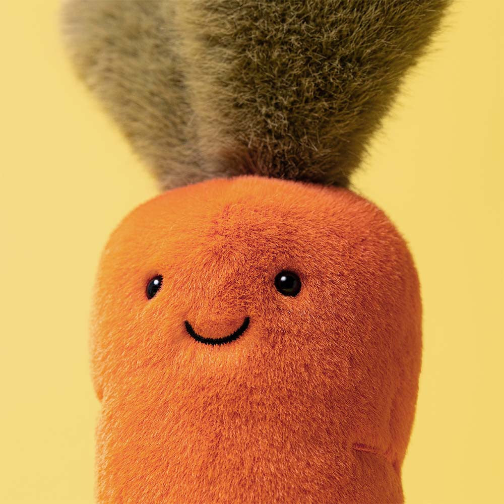 Amuseables Carrot - Soft Novelty Vegetable Toy | Wobblepaws