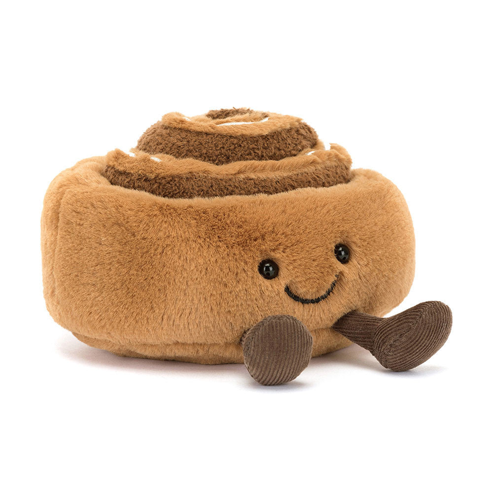 Amuseables Cinnamon Bun - Soft Novelty Toy | Wobblepaws