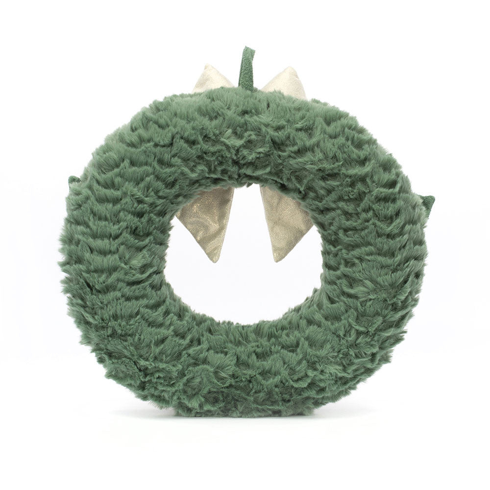 Amuseables Gold Wreath - Soft Festive Toy | Wobblepaws