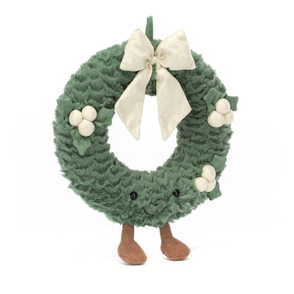 Amuseables Gold Wreath - Soft Festive Toy | Wobblepaws