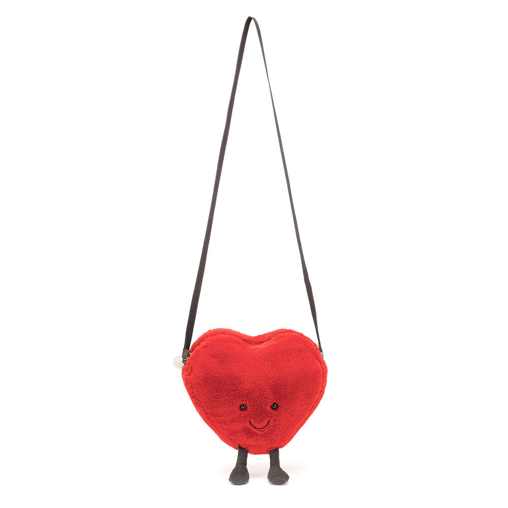 Amuseables Heart Bag - Soft Plush Novelty Bag | Wobblepaws