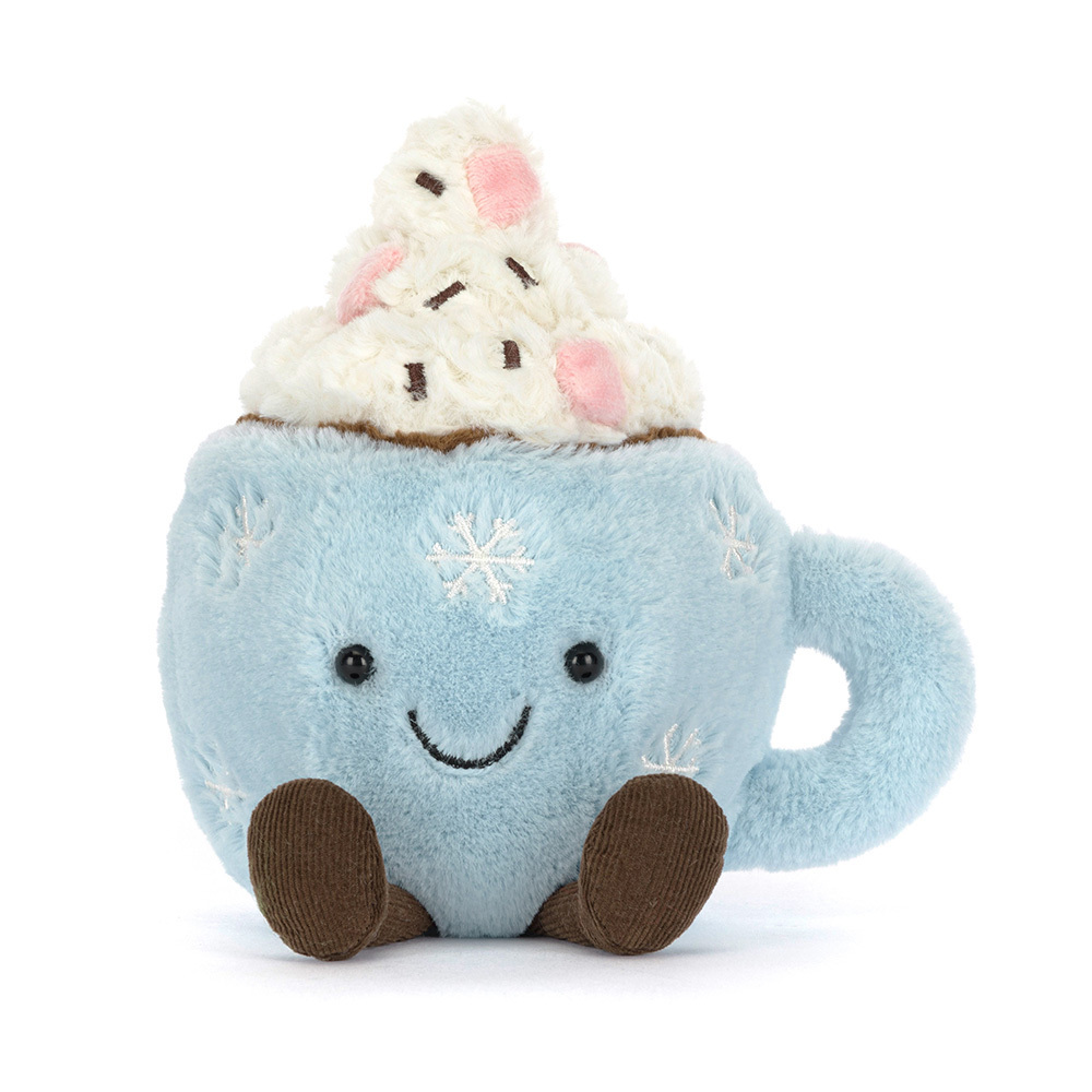Amuseables Hot Chocolate With Marshmallows - Soft Novelty Toy | Wobblepaws