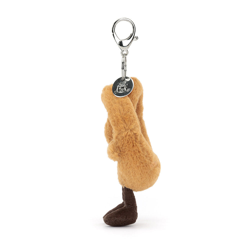 Amuseables Pretzel Bag Charm - Soft Plush Keychain | Wobblepaws