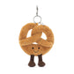 Amuseables Pretzel Bag Charm - Soft Plush Keychain | Wobblepaws