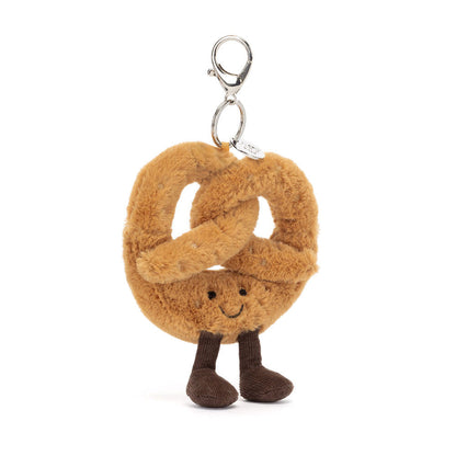 Amuseables Pretzel Bag Charm - Soft Plush Keychain | Wobblepaws