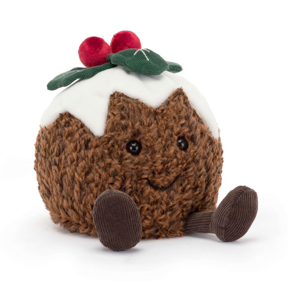 Amuseables Christmas Pudding - Soft Festive Toy | Wobblepaws