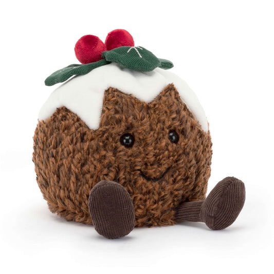 Amuseables Christmas Pudding - Soft Festive Toy | Wobblepaws