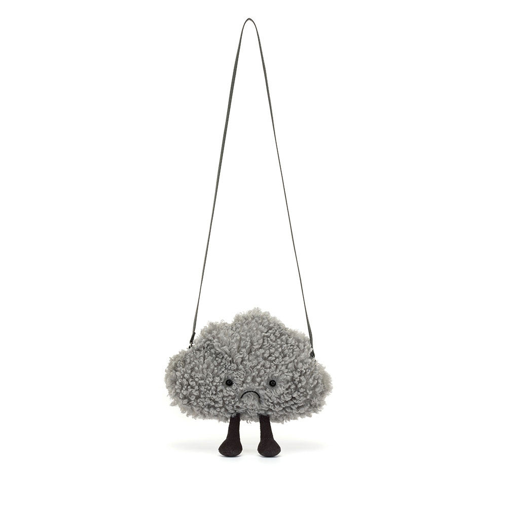 Amuseables Storm Cloud Bag - Soft Plush Novelty Bag | Wobblepaws