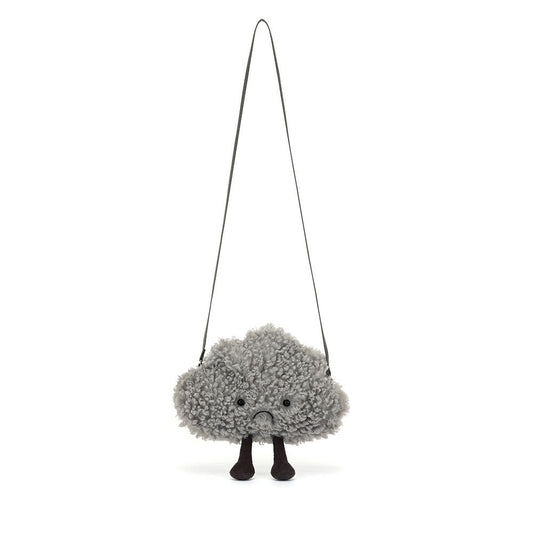 Amuseables Storm Cloud Bag - Soft Plush Novelty Bag | Wobblepaws