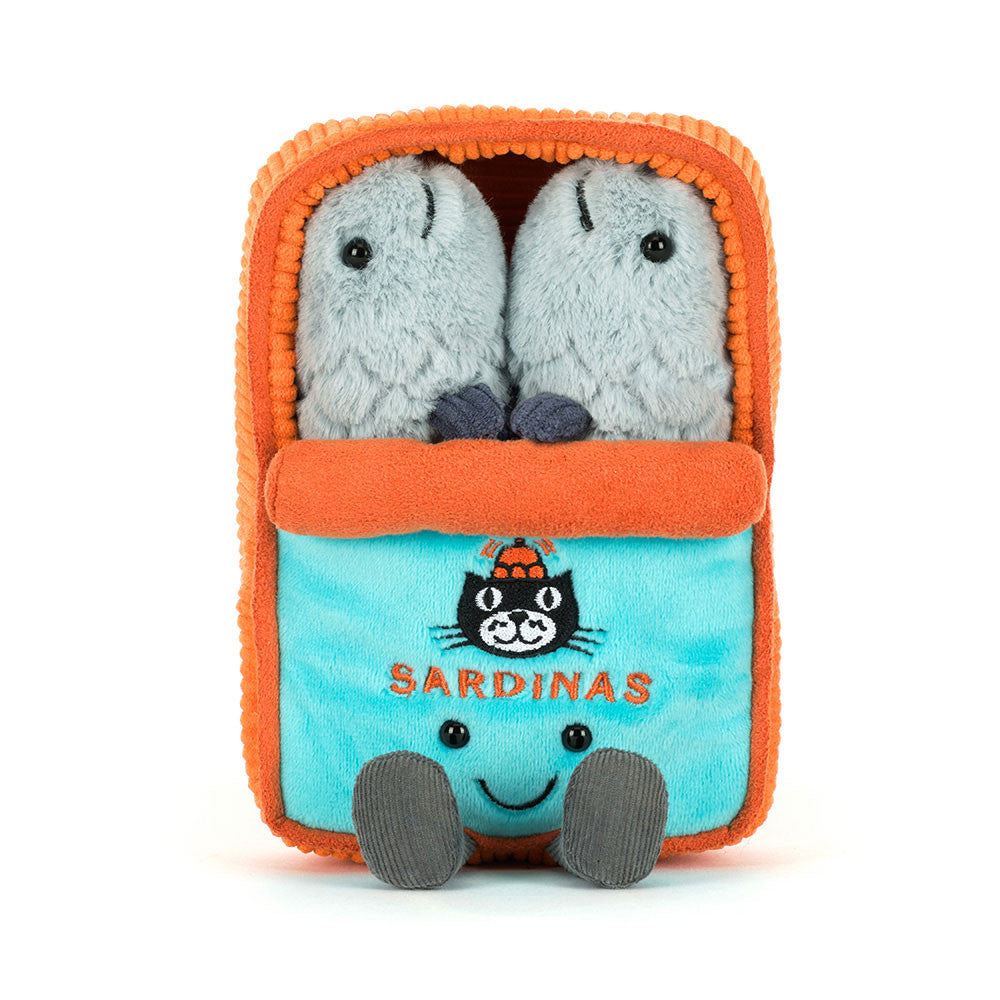 Amuseables Sardine Tin - Soft Novelty Toy | Wobblepaws