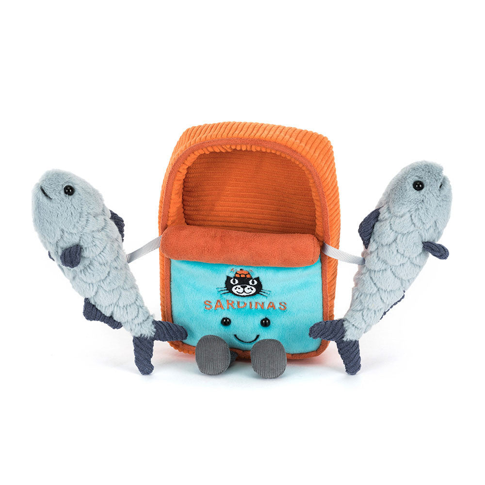 Amuseables Sardine Tin - Soft Novelty Toy | Wobblepaws