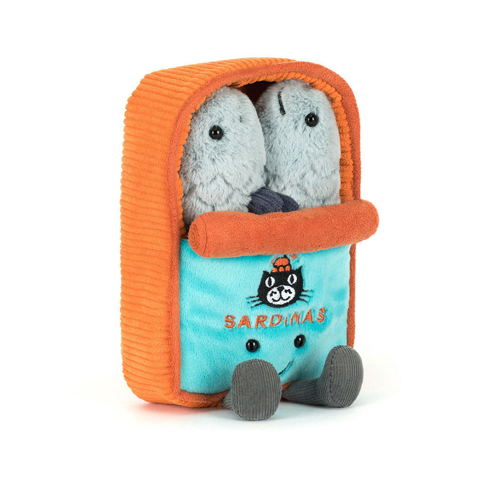 Amuseables Sardine Tin - Soft Novelty Toy | Wobblepaws