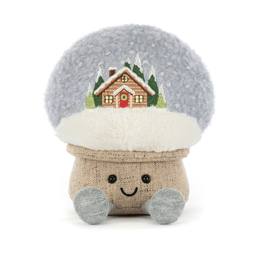 Amuseables Snow Globe - Soft Festive Toy | Wobblepaws
