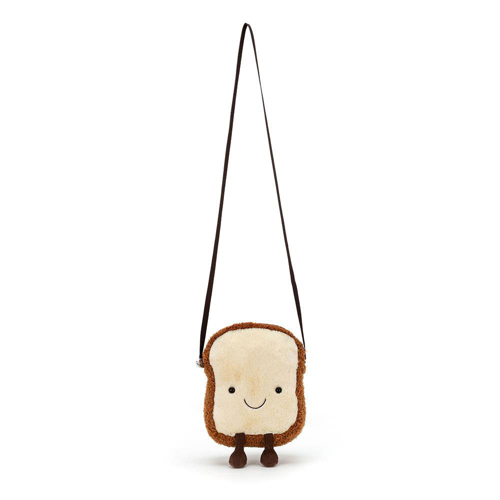 Amuseables Toast Bag - Soft Plush Novelty Bag | Wobblepaws