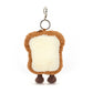 Amuseables Toast Bag Charm - Soft Plush Keychain | Wobblepaws