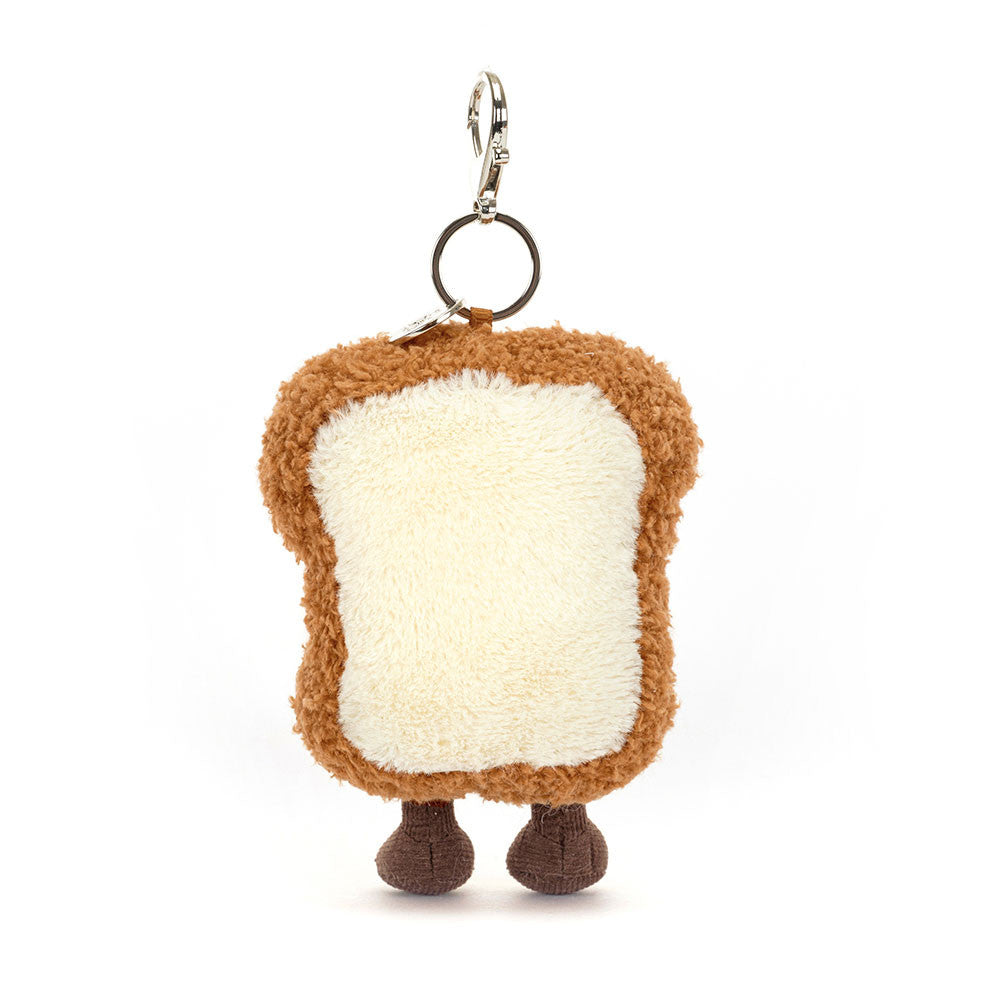 Amuseables Toast Bag Charm - Soft Plush Keychain | Wobblepaws