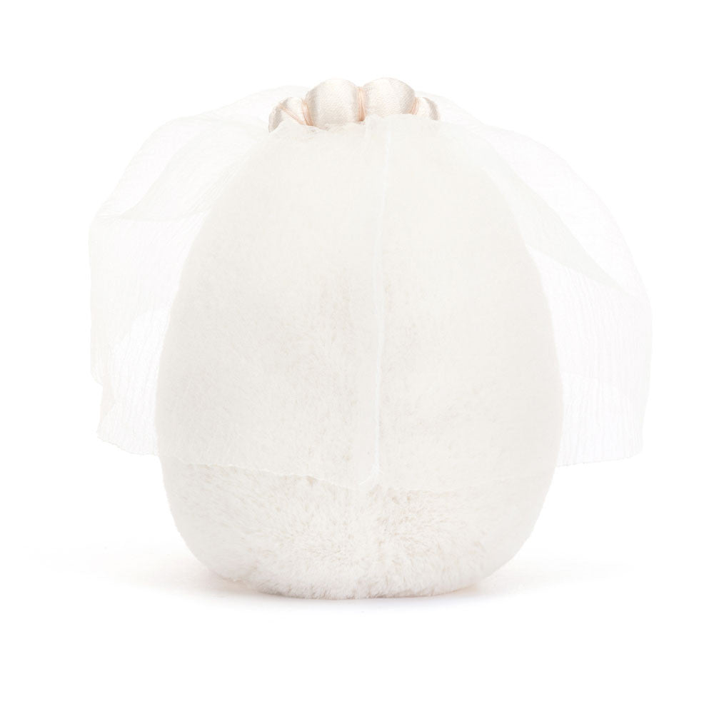 Amuseables Boiled Egg Bride - Soft Novelty Toy | Wobblepaws