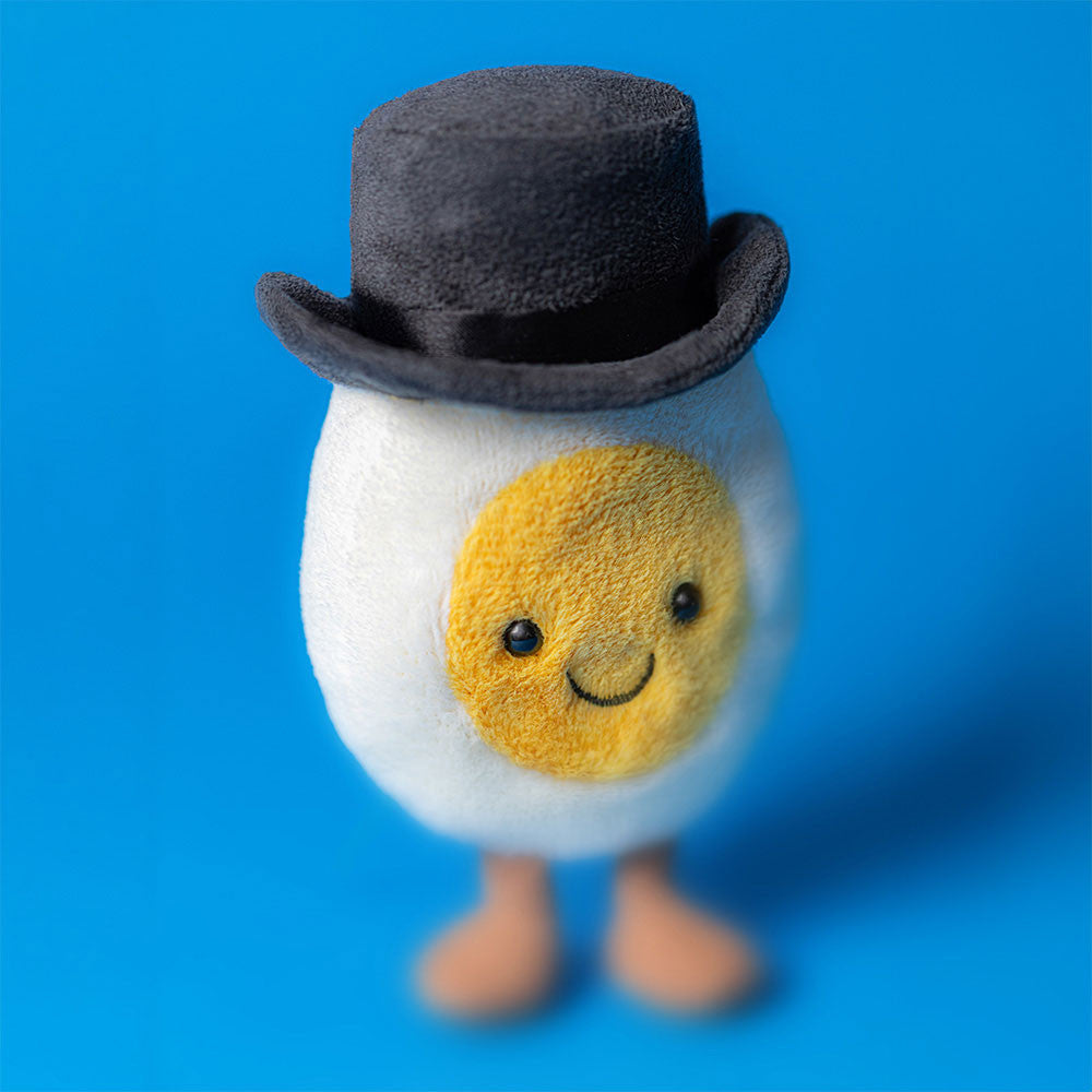 Amuseables Boiled Egg Groom - Soft Novelty Toy | Wobblepaws