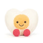 Amuseables Heart Boiled Egg - Soft Novelty Toy | Wobblepaws