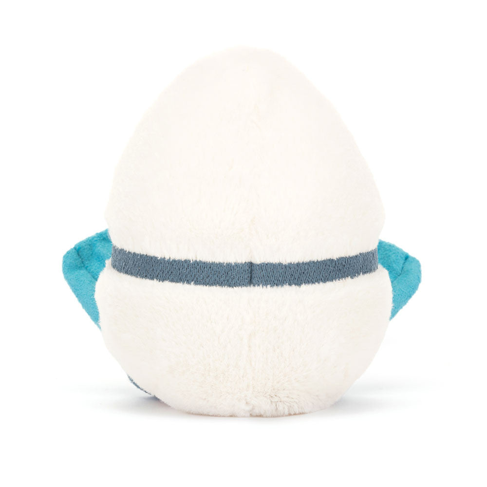 Amuseables Boiled Egg Scuba Outfit - Soft Novelty Toy | Wobblepaws