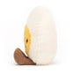 Amuseables Happy Boiled Egg - Soft Novelty Toy | Wobblepaws