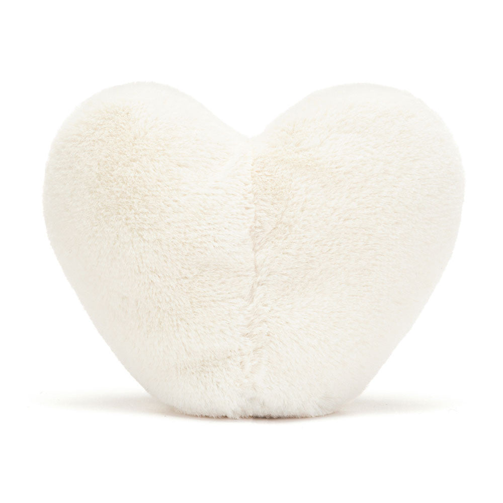 Amuseables Cream Heart - Soft Novelty Toy | Wobblepaws