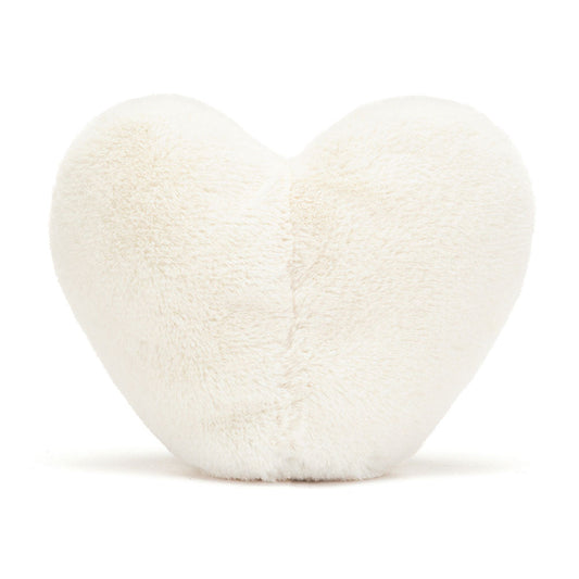 Amuseables Cream Heart - Soft Novelty Toy | Wobblepaws