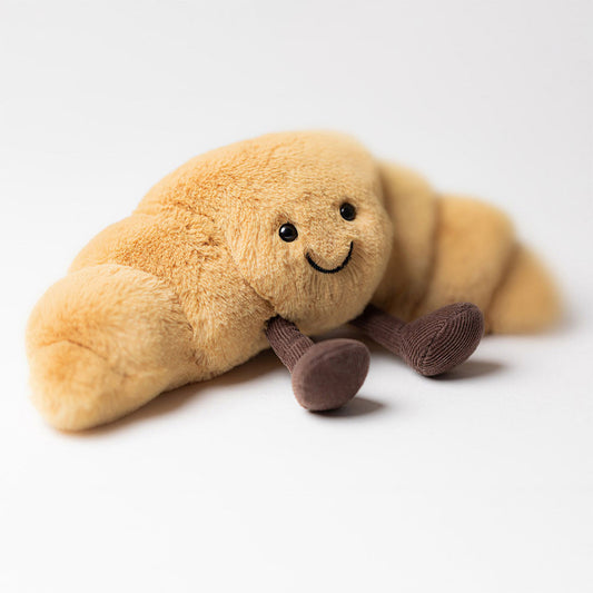 Amuseables Croissant - Soft Novelty Food Toy | Wobblepaws