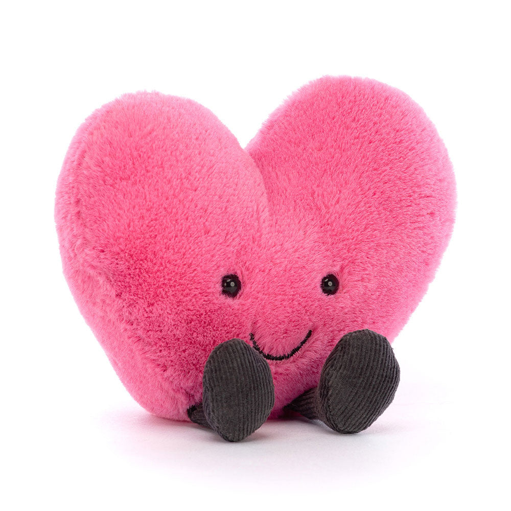 Amuseables Hot Pink Heart - Soft Novelty Toy | Wobblepaws