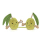 Amuseables Pair Of Olives - Soft Novelty Toy | Wobblepaws