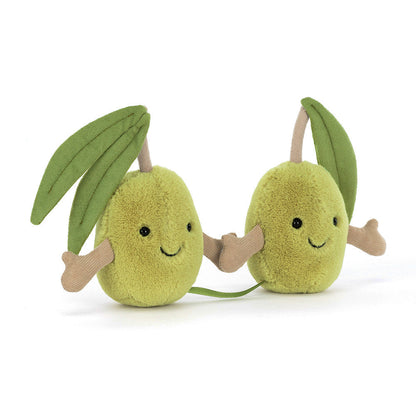 Amuseables Pair Of Olives - Soft Novelty Toy | Wobblepaws