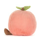 Amuseables Peach - Soft Novelty Fruit Toy | Wobblepaws